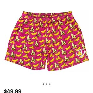 Banana Print Kids Shorts